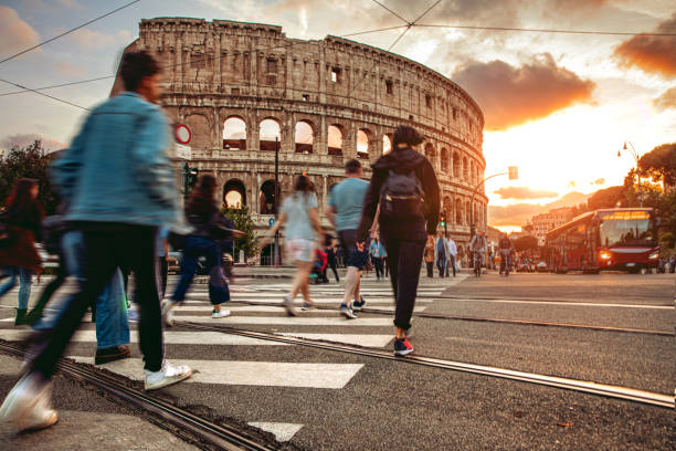 istock Rome Colosseum in a beautiful light at sunset 1151869821