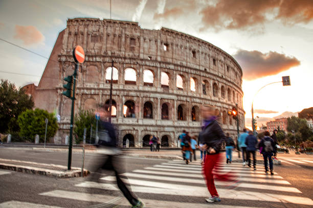 istock Rome Colosseum in a beautiful light at sunset 1151869853