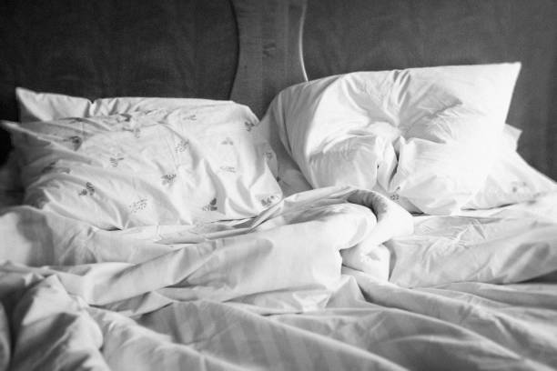 istock Unmade Bed 1151870177