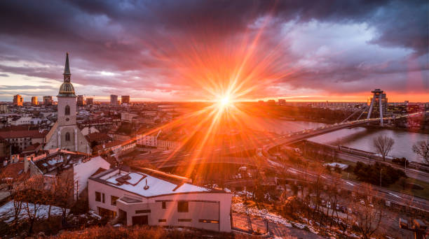istock Bratislava Cityscape at Sunrise 1151871945