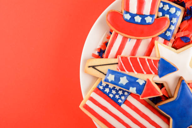 istock Patriotic cookies for 4th of July. 1151873377