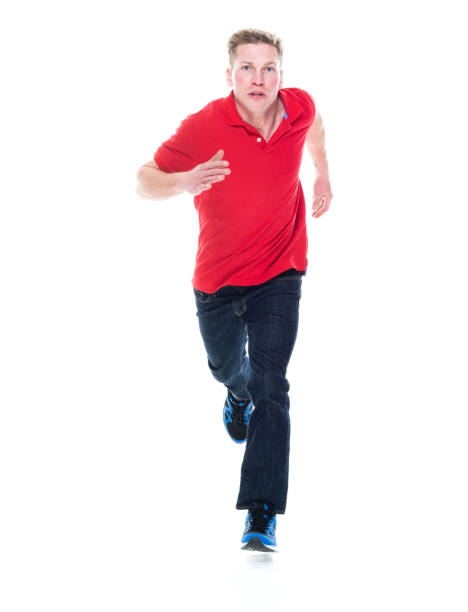 istock Handsome man in red shirt 1151879908