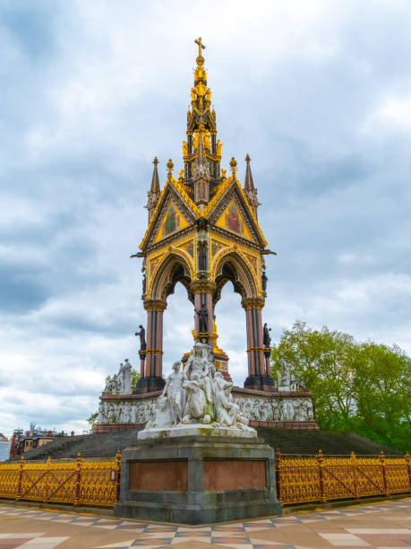 istock Egyptian themed sculptures at the Albert Memorial 1151880359
