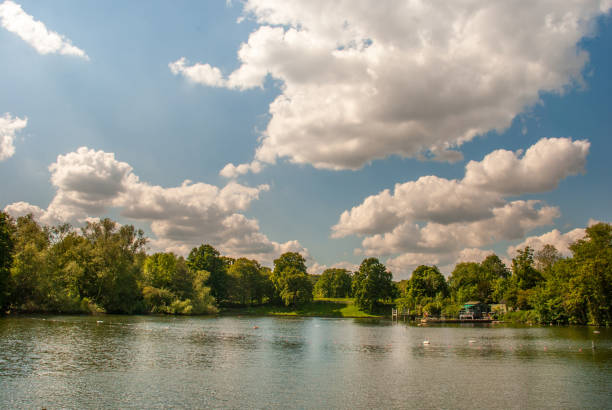 A visit on a small walk by the lake in Barton Marina, England Burton under Needwood