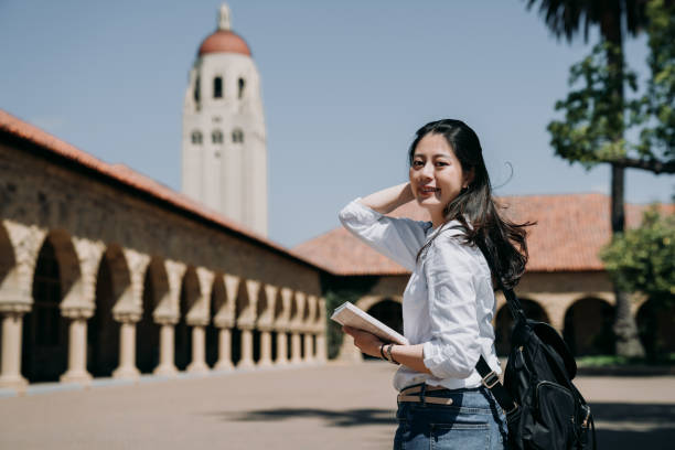 istock asian college girl at school summer tour program 1151890348