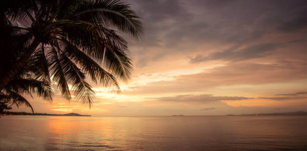 istock Sunset on the paradisiacal sea 1151902460