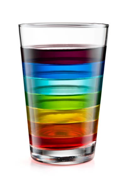 istock Close Up of Colorful Rainbow Layered Drink 1151906731