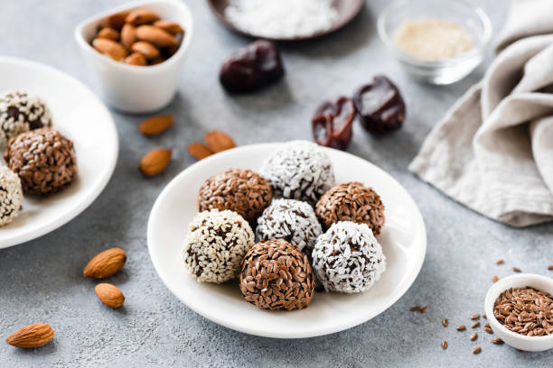 istock Vegan protein energy balls with seeds 1151907703