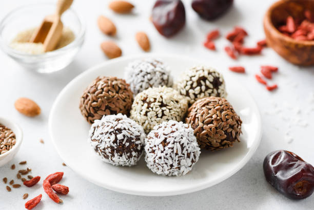 istock Vegan protein energy balls with seeds 1151907711