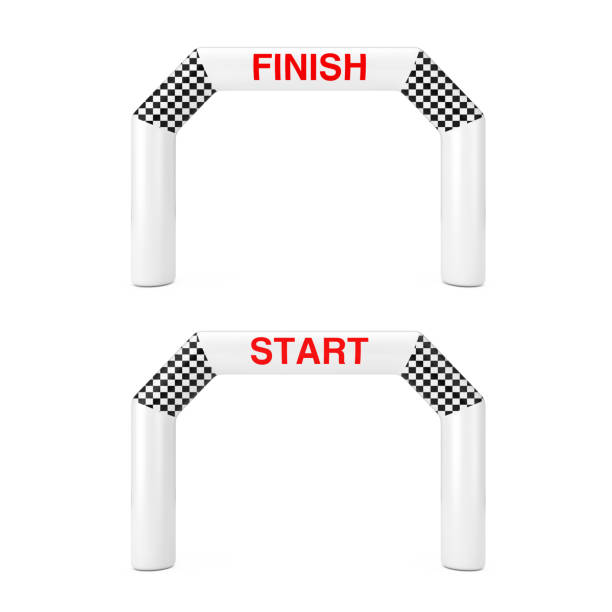 istock Inflatable Sport Start and Finish Line Arch. 3d Rendering 1151925406