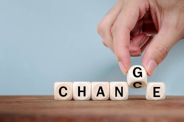 istock Hand Changing word from CHANCE  to CHANGE On Wooden Cube 1151928461