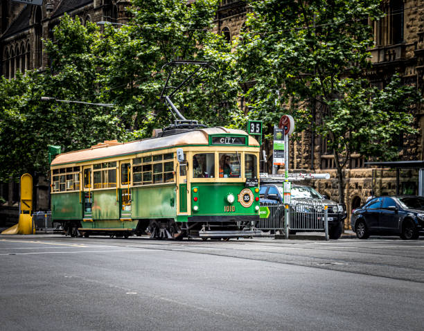 melbourne tramwaj australia - tram service zdjęcia i obrazy z banku zdjęć