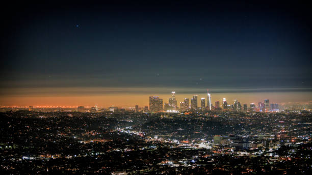 istock Los Angeles skyline at night 1151931370