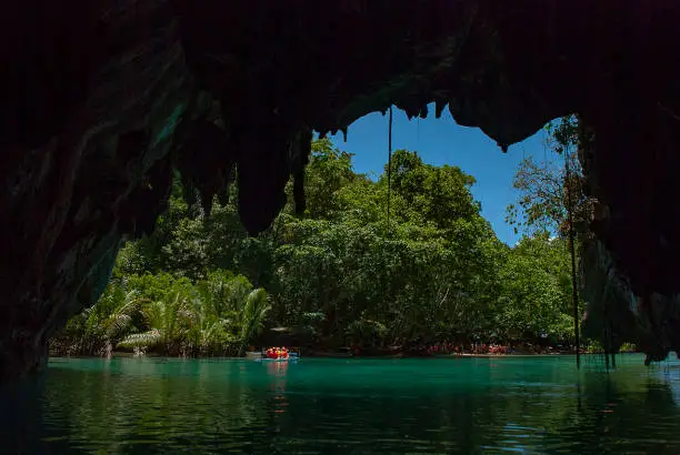 Photo of Inside the Puerto Princesa Subterranean River in Palawan, Philippines