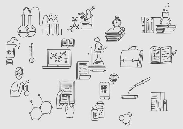 Cheemical Raction Drawing 530+ Chemical Reaction Drawing Illustrations, Royalty-Free Vector ...