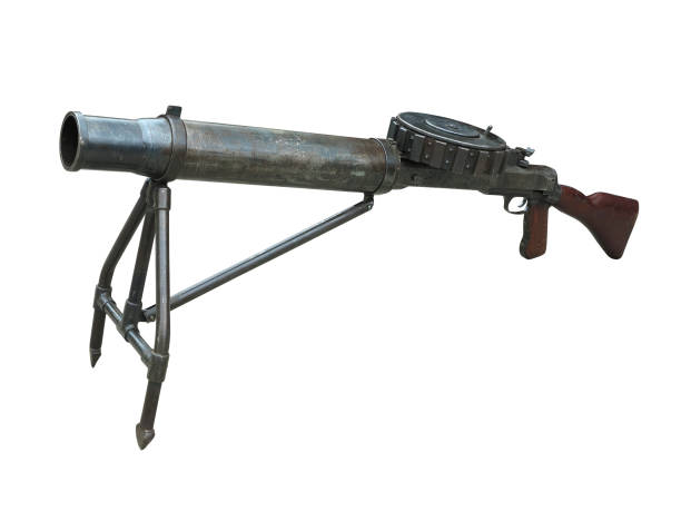istock First World War-era Lewis automatic light machine gun isolated on white background 1151942925