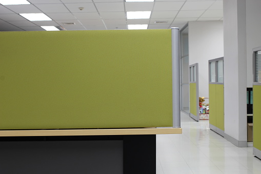 Partition Office Cubicles, Green Partition