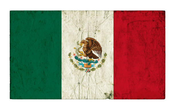 istock Grunge flag of Mexico background isolated 1151950914