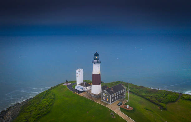 istock Montauk Lighthouse and Harbour 1151950950