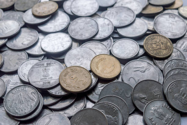 istock Indian currency of different denominations. Can be used as background. 1151952037