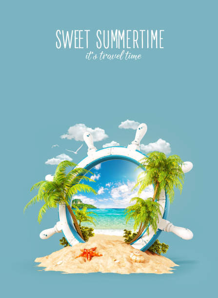 istock Tropical landscape in a helm 1151954644
