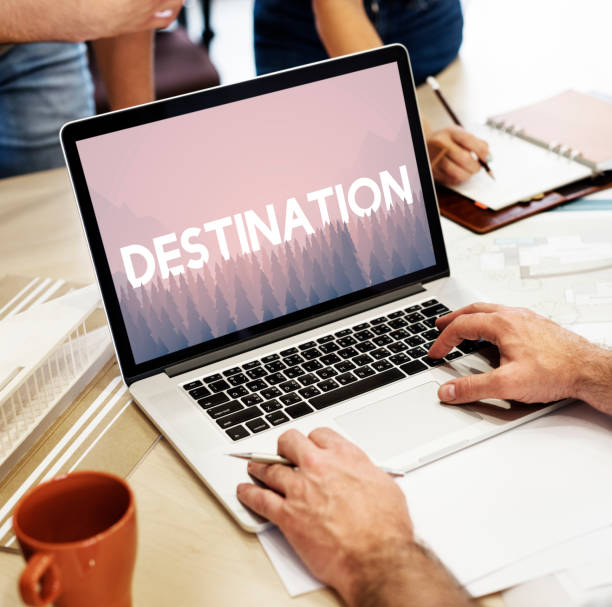 istock Online travel destination 1151957003