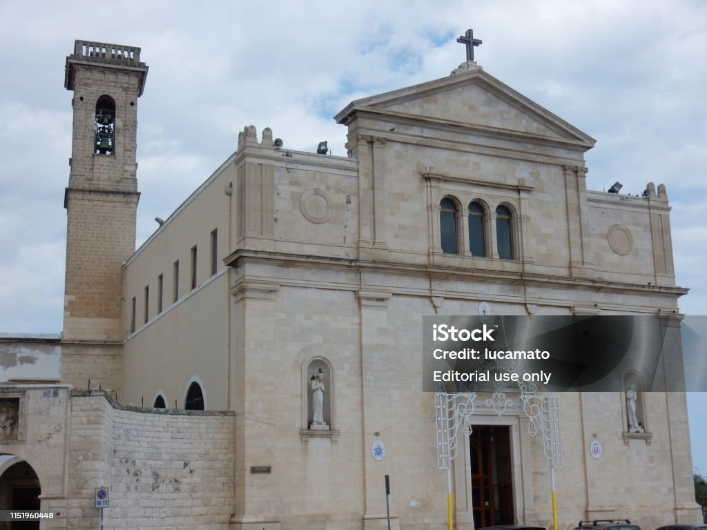 Basilica Santuario Madonna Dei Martiri Molfetta Basilica Complex Madonna Dei Martiri Stock Photo - Download