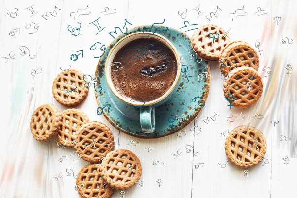Astrology, zodiac signs and coffee