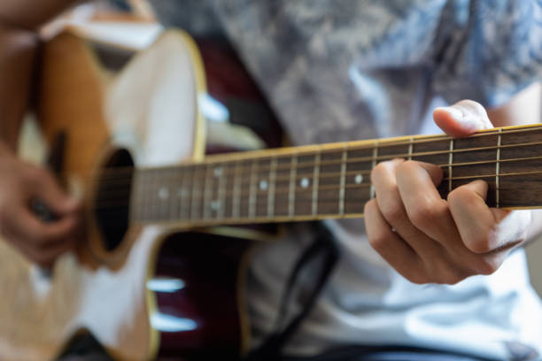 istock acoustic guitar close-up playing chord 1151965218