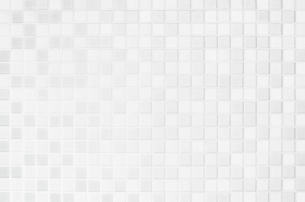 fondo abstracto de pared y baldosas de cerámica blanca o gris. diseño de textura de mosaico geométrico para la decoración de la habitación. patrón simple sin costuras para cartel de publicidad de fondo o web - bathroom contemporary office sparse fotografías e imágenes de stock