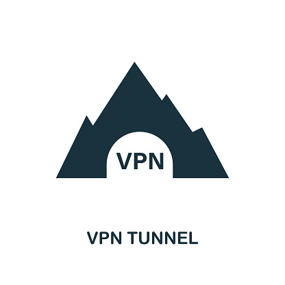 Vpn Tunnel icon. Creative element design from icons collection. Pixel perfect Vpn Tunnel icon for web design, apps, software, print usage.