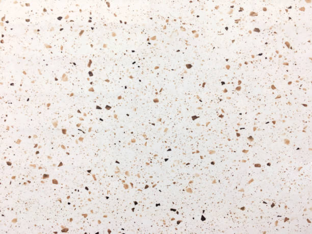 Terrazzo floor background, white stone background, Terrazzo interior texture background