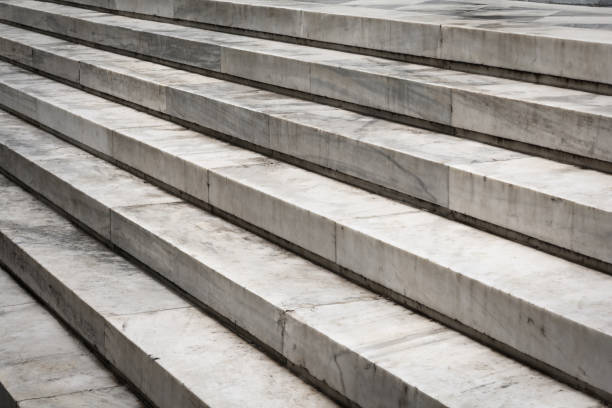 istock Pattern of large marble stairs outdoor 1151973441