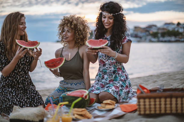 istock Beach picnic with my friends 1151974517