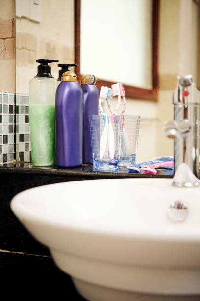 istock Shampoo, shower gel and other bathing accessories 1151980633