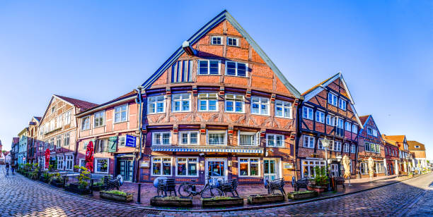 old town of stade in north germany - northsea