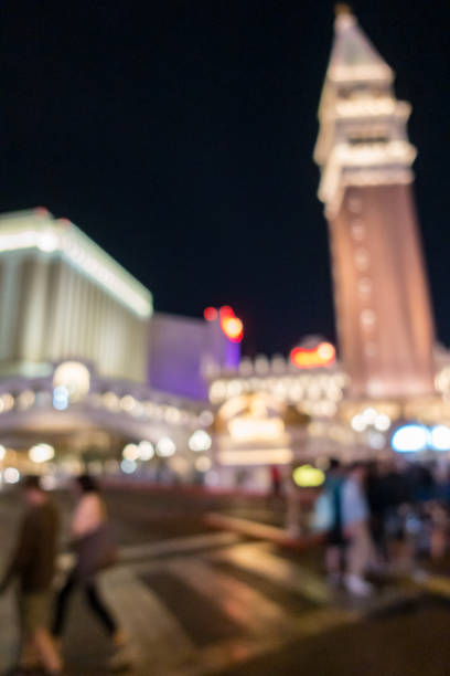 istock Las Vegas Blurred background night 1151983022