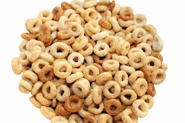istock Close up of multigrain cereal isolated on a white background 1151988754