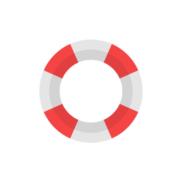 значок вектора lifebuoy - nautical vessel buoy symbol computer icon stock illustrations