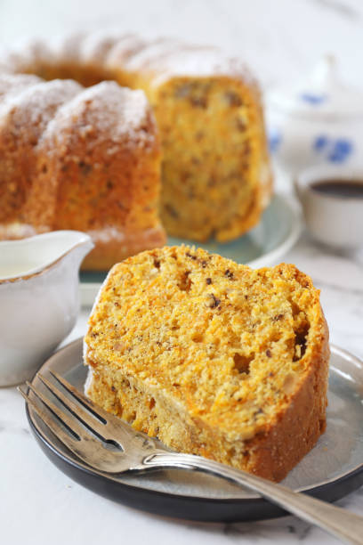 istock Homemade carrot bundt cake and coffee 1151991927