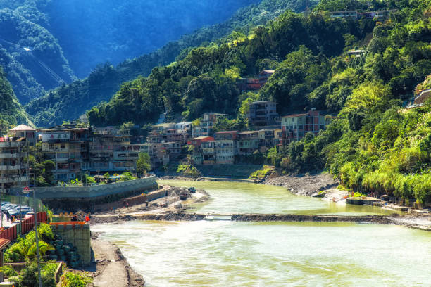 istock Taiwan, Wulai village on the river 1151994491