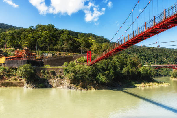 istock Suspension Bridge in Wulai, Taiwan 1151994529