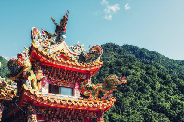 istock Wulai Fude Temple details 1151994539