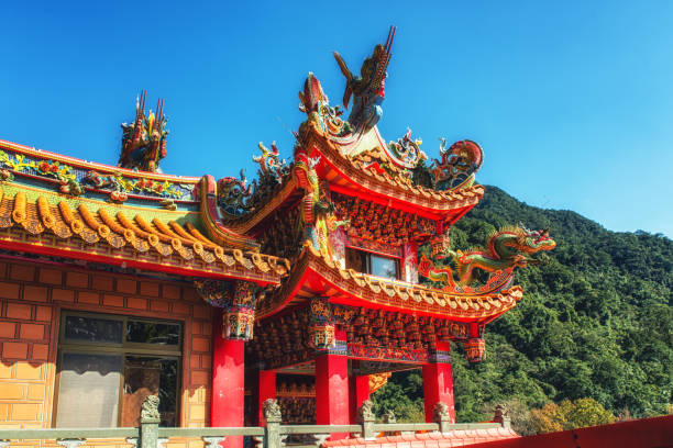 istock Wulai Fude Temple details 1151994548