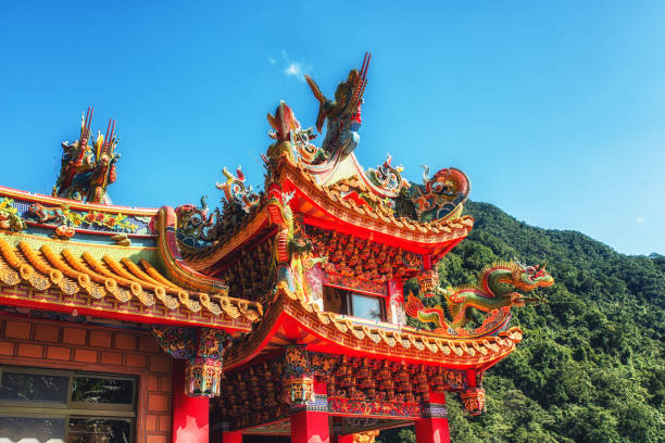 istock Wulai Fude Temple details 1151994566