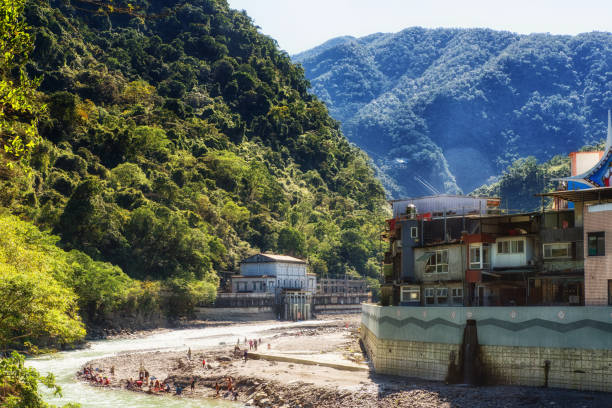 istock Taiwan, Wulai village on the river 1151994601