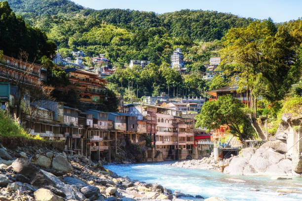 istock Wulai village and river, Taiwan 1151994693
