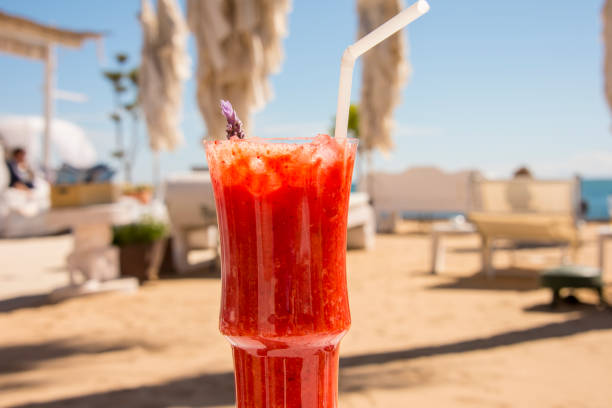 istock Coloerful cocktail and beverage on the beach 1151994833
