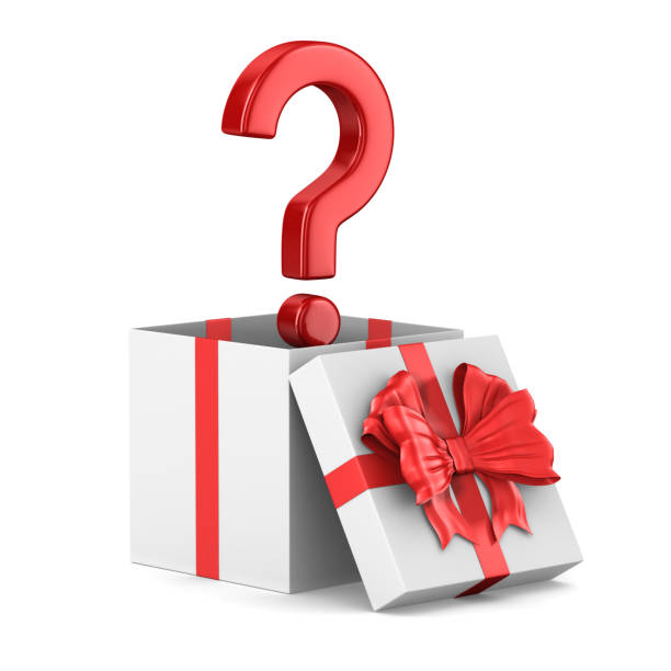 istock open white gift box and question on white background. Isolated 3D illustration 1151996344