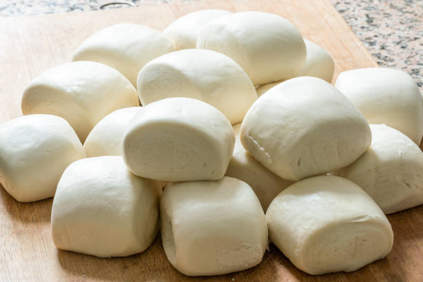 Chinese steamed white buns - Chinese Dim Sum
